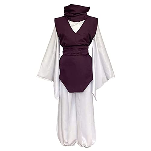 Choso Cosplay Kostüm Anime Uniform Kimono Set Schalweste für Frauen Männer Halloween Party,Purple-S von MAVNES