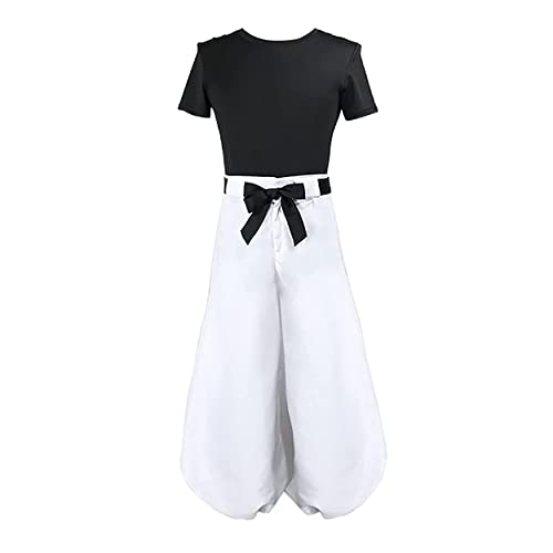 MAVNES Fushiguro Toji Cosplay Kostüm Kurzarmhose Gürtel Halloween Anime Outfits für Erwachsene,White-S MAVNES Fushiguro Toji Cosplay Kostüm Kurzarmhose Gürtel Halloween Anime Outfits für Erwachsene,White-S von MAVNES