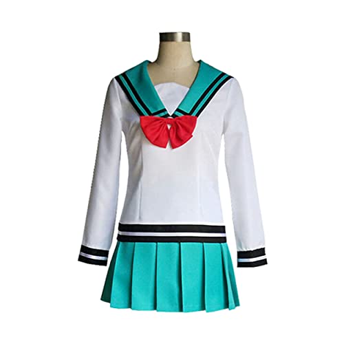 MAVNES JK Cosplay-Kostüm, Schuluniform, Matrosenrock, Halloweenanzug, Weiß, Größe XL MAVNES JK Cosplay-Kostüm, Schuluniform, Matrosenrock, Halloweenanzug, Weiß, Größe XL von MAVNES
