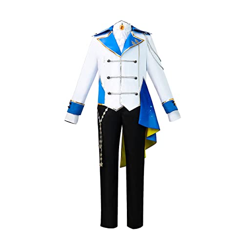 MAVNES Tenma Tsukasa Cosplay Kostüm Schule Uniform Volles Sets Mit Accessoires Halloween,Blue-L von MAVNES