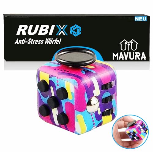 Rubix Cube Fidget Anti Stress Würfel Stresswürfel Spielzeug, zum Stressabbau bei Nervosität für Erwachsene Rubix Cube Fidget Anti Stress Würfel Stresswürfel Spielzeug, zum Stressabbau bei Nervosität für Erwachsene von MAVURA
