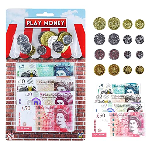Max Solutions Spielgeld-Set UK Pfund Sterling für Kinder, Spielzeug-Pack, Münzen, Notizen, Mehrfarbig, Lern-Ressourcen, Spieleinkaufsbank Max Solutions Spielgeld-Set UK Pfund Sterling für Kinder, Spielzeug-Pack, Münzen, Notizen, Mehrfarbig, Lern-Ressourcen, Spieleinkaufsbank von MAX SOLUTIONS