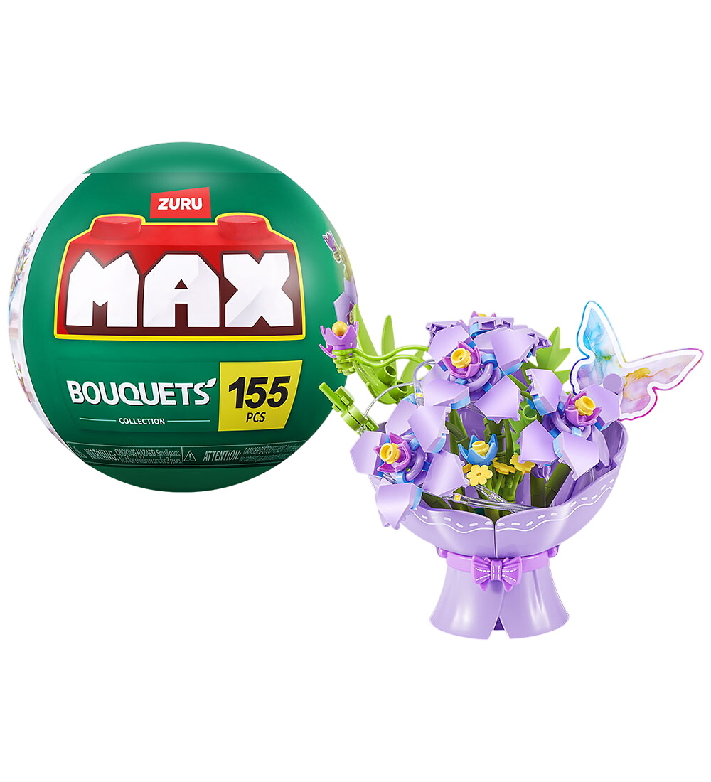 Max Ball m. Überraschung - Premium LED Sträuße - Purple Brautstr - MAX - One Size - Spielzeug von MAX