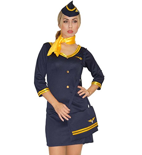 MAYLYNN 14142 - Kostüm Stewardess Flugbegleiterin mit Tasche, Größe:XL MAYLYNN 14142 - Kostüm Stewardess Flugbegleiterin mit Tasche, Größe:XL von MAYLYNN