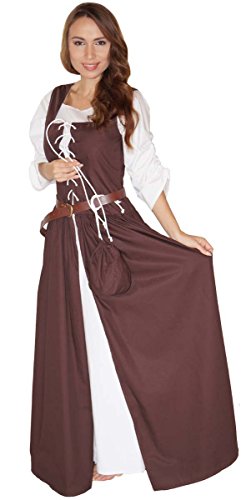 MAYLYNN 14261-L - Mittelalter Kostüm Magd Bäuerin Celia Kleid, Größe L von MAYLYNN