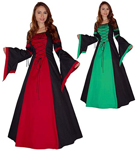 MAYLYNN Mittelalter Kleid Gewand Keyla - Baumwolle rot- LARP, Größe:L MAYLYNN Mittelalter Kleid Gewand Keyla - Baumwolle rot- LARP, Größe:L von MAYLYNN