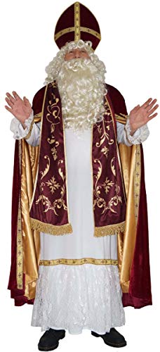 MAYLYNN Nikolaus Kostüm Weihnachtsmann Bischof DeLuxe, Größe:XL von MAYLYNN