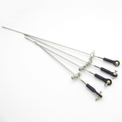 1Set M2 Kugelkopf Spurstangenkopf + Gestänge Stopper Einsteller + Servo Push Pull Rod for RC Boat Marine Boat Model (Size : Rod Length 150mm) von MAYNUO