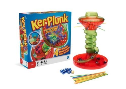 NEW KERPLUNK 4 - THE GAME WITH TWISTED FLUMES. 2004 EDITION by MB GAMES von MB Milton Bradley