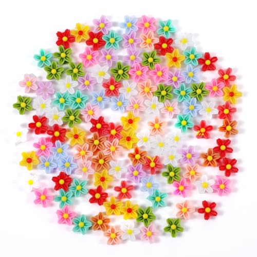 MBAIYO 100 Stück Blumen Miniatur Resin Deko, 3D Bunte Blume Deko 7.4mm Kleine Blümchen Dekorierte Mini Miniatur Puppenhaus Zubehör für Miniaturgärten Feenhaus Nagel Kunst DIY Dekorations MBAIYO 100 Stück Blumen Miniatur Resin Deko, 3D Bunte Blume Deko 7.4mm Kleine Blümchen Dekorierte Mini Miniatur Puppenhaus Zubehör für Miniaturgärten Feenhaus Nagel Kunst DIY Dekorations von MBAIYO