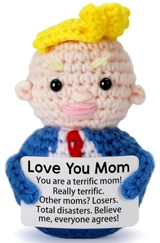 MBL Geschenke für Mutter, Geburtstag, Mütter – Love You Mom, handgefertigt, gehäkelt, niedlich, lustiges Geschenk für Mutter, Mama, Muttertag, Weihnachten, Strumpffüller, Geschenk von Tochter und Sohn MBL Geschenke für Mutter, Geburtstag, Mütter – Love You Mom, handgefertigt, gehäkelt, niedlich, lustiges Geschenk für Mutter, Mama, Muttertag, Weihnachten, Strumpffüller, Geschenk von Tochter und Sohn von MBL