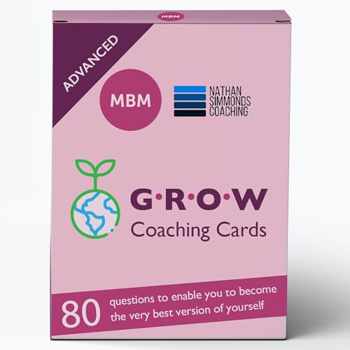 Advanced G.R.O.W Business Coaching Karten Deck – 80 Soft Skills Frage Flash Cards – Ausgezeichnete Führungstrainings-Tools von MBM