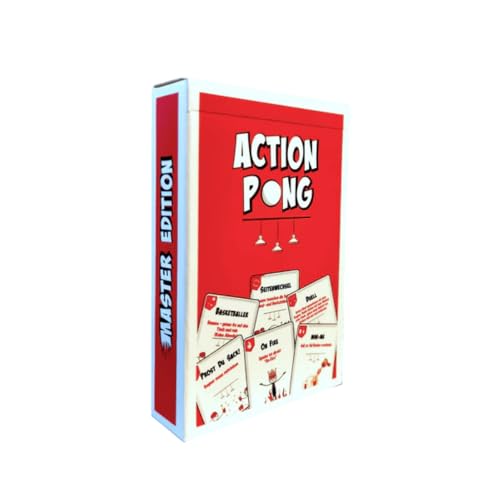 Action Pong - Beer Pong Kartenspiel Erweiterung - 45 Spielkarten & 4 Kreativkarten inkl. Regelwerk Action Pong - Beer Pong Kartenspiel Erweiterung - 45 Spielkarten & 4 Kreativkarten inkl. Regelwerk von MBP My Beer Pong