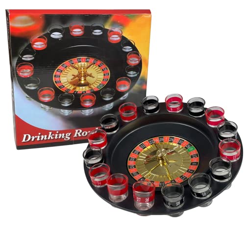 MBP My Beer Pong Roulette Partyspiel + 16 Gläser + 2 Kugeln | Bestes Party Gadget | Casino Deko | Spring Break Festival Spiel MBP My Beer Pong Roulette Partyspiel + 16 Gläser + 2 Kugeln | Bestes Party Gadget | Casino Deko | Spring Break Festival Spiel von MBP My Beer Pong