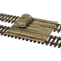 MBZ 80213 H0 Bohlen-Bahnübergang Lasercutmodell MBZ 80213 H0 Bohlen-Bahnübergang Lasercutmodell von MBZ