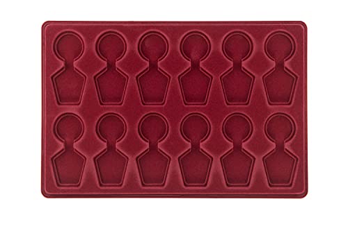 MC.Sammler Münzentableau Münztableau mit Schutzdeckel für 12 Medaillen Auszeichnungen Abzeichen Orden - Typ 2 - Münzkoffer - Münzkassette - Verschiedene Varianten zur Auswahl von MC.Sammler