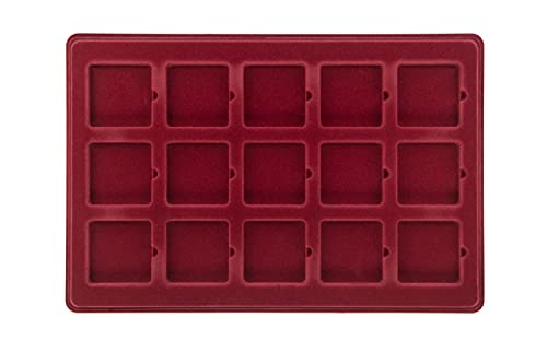 MC.Sammler Münzentableau Münztableau mit Schutzdeckel für 15 Münzen - 50mm x 50mm | Münzkoffer | Münzkassette | Verschiedene Varianten zur Auswahl MC.Sammler Münzentableau Münztableau mit Schutzdeckel für 15 Münzen - 50mm x 50mm | Münzkoffer | Münzkassette | Verschiedene Varianten zur Auswahl von MC.Sammler
