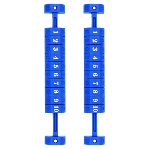 MCAOAL 2pcs Desktop Spiele Scoring Counters Table Football Counter 10 Nummern Bewertung Score Counter Indicators Scores Keeper Keeper von MCAOAL