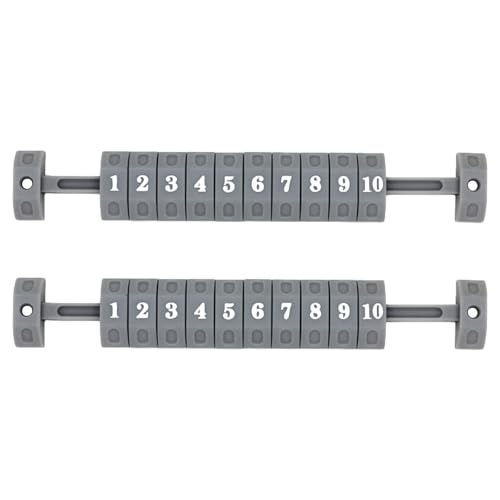 MCAOAL 2pcs Desktop Spiele Scoring Counters Table Football Counter 10 Nummern Bewertung Score Counter Indicators Scores Keeper Keeper von MCAOAL