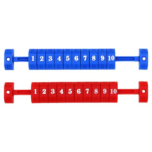 MCAOAL 2pcs Desktop Spiele Scoring Counters Table Football Counter 10 Nummern Bewertung Score Counter Indicators Scores Keeper Keeper von MCAOAL