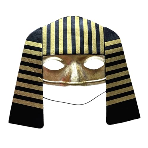 MCAOAL Ägyptische Pharaonen Kostüm Golden Cape Cloak Ägyptische Maske Venezianer Maske Outfit Für Halloween Cosplay Dress Up MCAOAL Ägyptische Pharaonen Kostüm Golden Cape Cloak Ägyptische Maske Venezianer Maske Outfit Für Halloween Cosplay Dress Up von MCAOAL