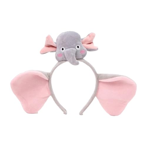 MCAOAL Cartoon Animal Stirnbänder Plüschhaarband Für Themenpartys Und Festivalveranstaltungen Ideal Für Verschiedene Outfits von MCAOAL
