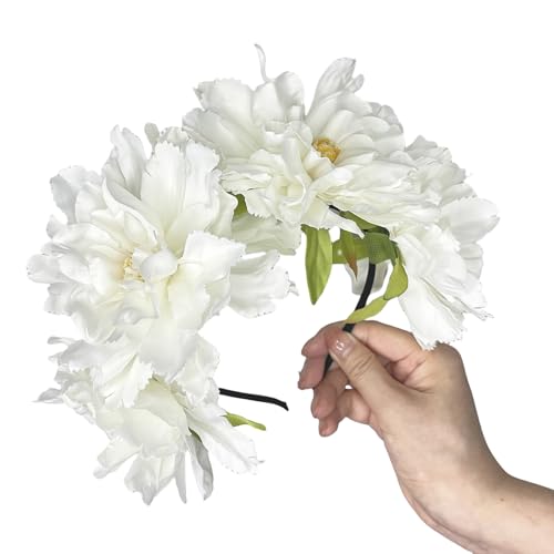 MCAOAL Delicate Beach Peony Headwear Stadband Foto Requisiten Party Cosplay Kostüme Tanzparty Stirnband Für Hochzeit MCAOAL Delicate Beach Peony Headwear Stadband Foto Requisiten Party Cosplay Kostüme Tanzparty Stirnband Für Hochzeit von MCAOAL