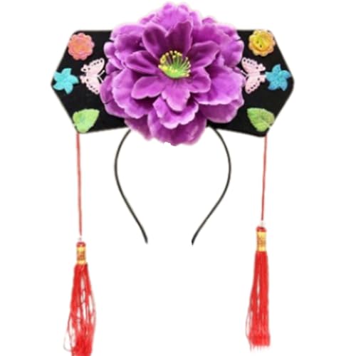 MCAOAL Eleganter Chinesischer Prinzessin Kopfschmuck Traditioneller Kopfbedeckung Blumenhut Für Kulturelles Ereignis MCAOAL Eleganter Chinesischer Prinzessin Kopfschmuck Traditioneller Kopfbedeckung Blumenhut Für Kulturelles Ereignis von MCAOAL