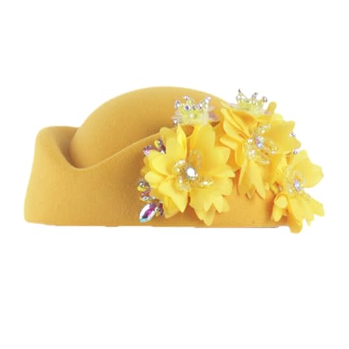 MCAOAL Fascinator Wolle Kristallblumen Designs Stewardess Für Cocktailparty 1920er Kostümzubehör Flapper MCAOAL Fascinator Wolle Kristallblumen Designs Stewardess Für Cocktailparty 1920er Kostümzubehör Flapper von MCAOAL