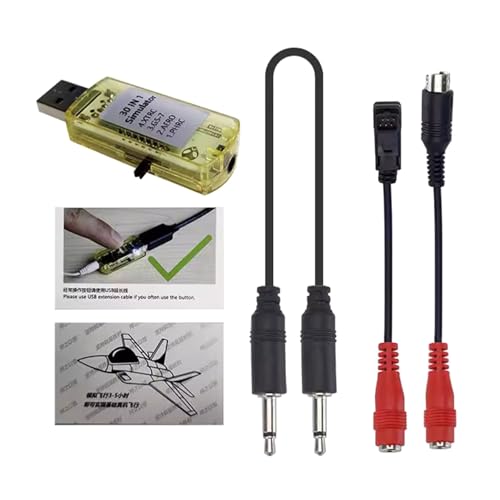 MCAOAL Fortschrittliches 30-in-1-Fernbedienungsflugzeug USB-Flugsimulationswerkzeug für Fernbedienungen MCAOAL Fortschrittliches 30-in-1-Fernbedienungsflugzeug USB-Flugsimulationswerkzeug für Fernbedienungen von MCAOAL