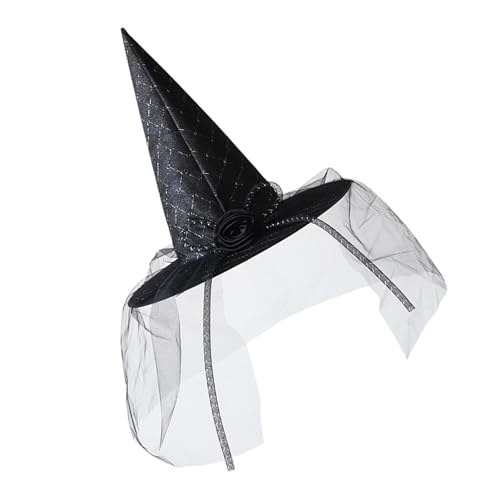 MCAOAL Halloween Witch Zarter Schwarzer Cosser Wizard Für Maskerade Mode Erwachsene Cosplay Kostümzubehör MCAOAL Halloween Witch Zarter Schwarzer Cosser Wizard Für Maskerade Mode Erwachsene Cosplay Kostümzubehör von MCAOAL