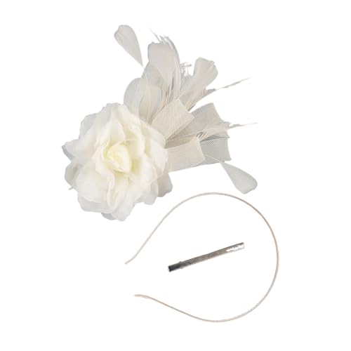 MCAOAL Luxuriöse Gefiederte Kopfbedeckung Atmungsaktive Faszinatorhut Mit Stirnband Und Clip Für Hochzeiten Der Themen Kostüme MCAOAL Luxuriöse Gefiederte Kopfbedeckung Atmungsaktive Faszinatorhut Mit Stirnband Und Clip Für Hochzeiten Der Themen Kostüme von MCAOAL