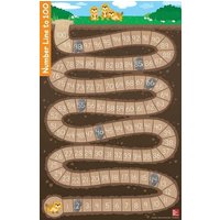 Arrive Math Game Board, Number Line to 100 von MCGRAW-HILL Higher Education