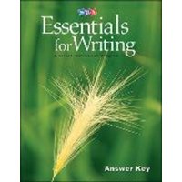 Sra Essentials for Writing Answer Key von MCGRAW-HILL Higher Education