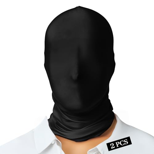 2 Stück schwarze Vollgesichtsmaske Uni Draufgängermaske für Halloween Cosplay Vollkopfmaske 2 Stück schwarze Vollgesichtsmaske Uni Draufgängermaske für Halloween Cosplay Vollkopfmaske von MCJC