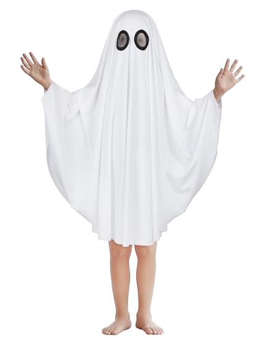 MCJC Uni-Kinder Geisterkostüm, Halloween-Kostüm, weißer Boo Geisterumhang, ab 3 Jahren MCJC Uni-Kinder Geisterkostüm, Halloween-Kostüm, weißer Boo Geisterumhang, ab 3 Jahren von MCJC