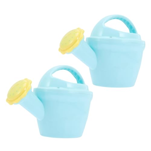 2-teilige Kindergießkanne, kleines Strandspielzeug, tragbares Gartengerät aus Kunststoff, ideal für Kleinkinder, Jungen und Mädchen zum Spielen mit Wasser, für Gartenarbeit im Freien und zum Spielen von MCNZNJONV