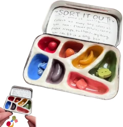 Farbsortierspielzeug, handgefertigte Sortierbox zum Stressabbau, leichtes sensorisches Sortiergefäß, tragbares Beruhigungsgefäß, geeignet zur Linderung von Angstzuständen Farbsortierspielzeug, handgefertigte Sortierbox zum Stressabbau, leichtes sensorisches Sortiergefäß, tragbares Beruhigungsgefäß, geeignet zur Linderung von Angstzuständen von MCNZNJONV