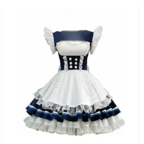 MCORKHUEIRGH Cosplay Outfit Maid Uniform Costume Halloween Customization,blue,S MCORKHUEIRGH Cosplay Outfit Maid Uniform Costume Halloween Customization,blue,S von MCORKHUEIRGH