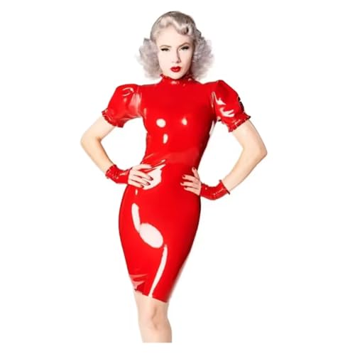 MCORKHUEIRGH Cosplay Party Club Zentai BodySuit 0,4 Mm 100% Latexkleid Mit Trim Halloween,Rot,S MCORKHUEIRGH Cosplay Party Club Zentai BodySuit 0,4 Mm 100% Latexkleid Mit Trim Halloween,Rot,S von MCORKHUEIRGH