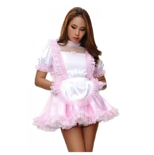 MCORKHUEIRGH High Maid Dress Cosplay Dress Customized Halloween Costume,pink,4XL MCORKHUEIRGH High Maid Dress Cosplay Dress Customized Halloween Costume,pink,4XL von MCORKHUEIRGH