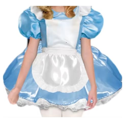 MCORKHUEIRGH Maid Independent Apron Puff Sleeves Delicate Dress Uniform Drag Set Customized Halloween,blue,M MCORKHUEIRGH Maid Independent Apron Puff Sleeves Delicate Dress Uniform Drag Set Customized Halloween,blue,M von MCORKHUEIRGH