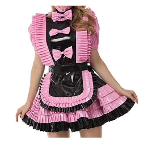 MCORKHUEIRGH Ruffled Bow Short Skirt Cross Customized Adult Halloween Costume,pink,6XL MCORKHUEIRGH Ruffled Bow Short Skirt Cross Customized Adult Halloween Costume,pink,6XL von MCORKHUEIRGH