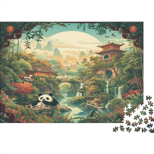 Beautiful Courtyard Hölzernes Nachhaltiges Puzzle Für Erwachsene 300 Teile Courtyard Stressabbau Heimdekoration Puzzle 300pcs (40x28cm) von MCSQAEEZE