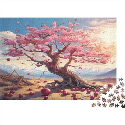 Cherry Blossoms Hölzernes Jigsaw Puzzles Für Die Ganze Familie 1000 Teile Picturesque Herausforderung Spielzeug Tolles Geschenk Heimdekoration Puzzle 1000pcs (75x50cm) von MCSQAEEZE
