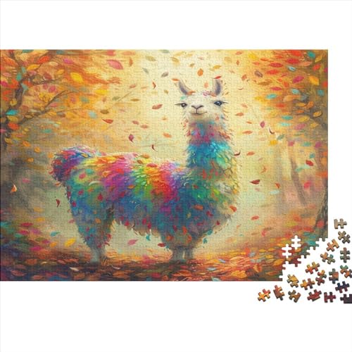 Magical Animals Hölzernes Nachhaltiges Puzzle Für Die Ganze Familie 1000 Teile Animals Lernspiel Tolles Geschenk Heimdekoration Puzzle 1000pcs (75x50cm) von MCSQAEEZE