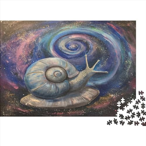 Magical Snails Hölzernes Nachhaltiges Puzzle Für Erwachsene 500 Teile Snails Herausforderung Spielzeug Geschenke Einzigartige Heimdekoration 500pcs (52x38cm) von MCSQAEEZE