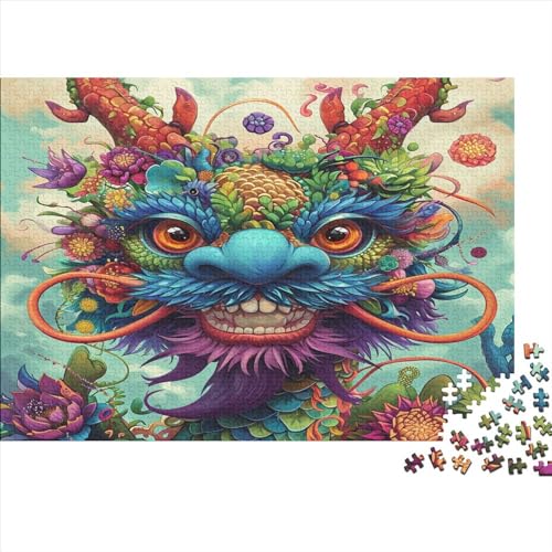 Strange Animals Hölzernes Nachhaltiges Puzzle Für Erwachsene 500 Teile Animals Puzzle Lernspiele Geschenke Einzigartige Heimdekoration 500pcs (52x38cm) von MCSQAEEZE