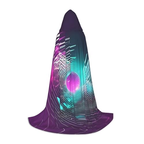 Kapuzenumhang mit Musik, Klangwelle, für Halloween, Cosplay, Halloween, Karneval, Umhang, Hexenumhang Kapuzenumhang mit Musik, Klangwelle, für Halloween, Cosplay, Halloween, Karneval, Umhang, Hexenumhang von MDATT