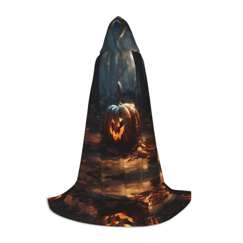 MDATT Herbst-Kürbis-Kapuzenumhang für Halloween, Cosplay, Halloween, Karneval, Umhang, Hexenumhang MDATT Herbst-Kürbis-Kapuzenumhang für Halloween, Cosplay, Halloween, Karneval, Umhang, Hexenumhang von MDATT